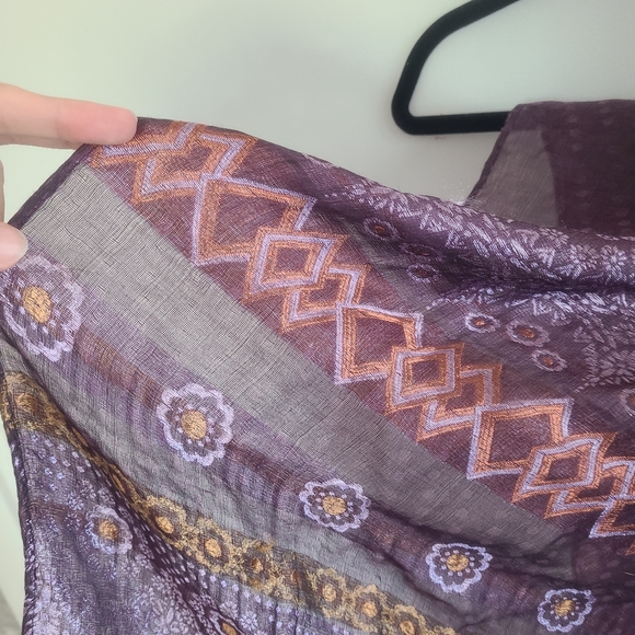 Brand New Sheer Purple Wrap - Picture 4 of 4